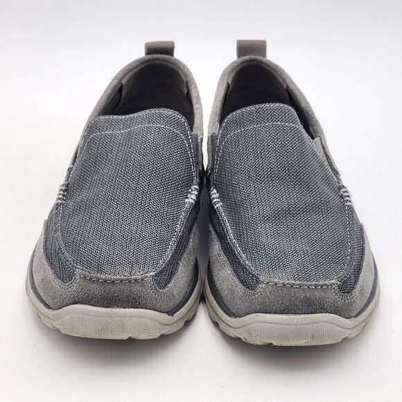 Skechers Relaxed Fit Superior Milford Slip On Sneaker Shoes Gray Men\'s Size 10.5 main image 5